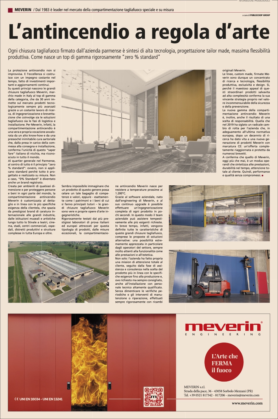 IlSole24Ore 21 08 30 intervista MEVERIN