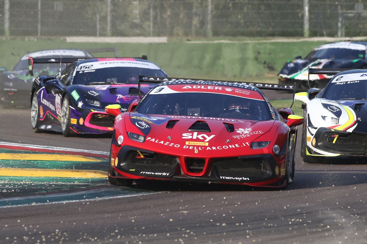 Max Mugelli Ferrari Challenge finali imola 2022 Meverin 10