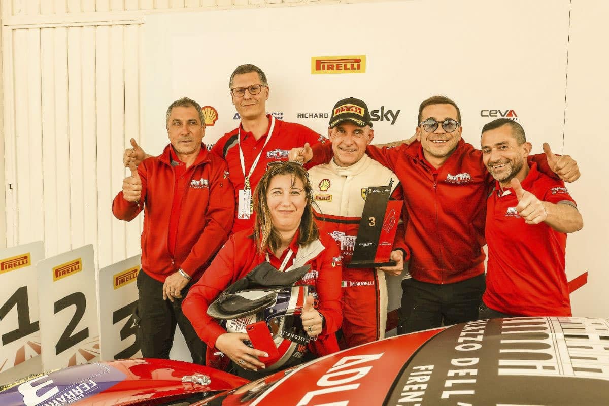 Max Mugelli Ferrari Challenge 2023 Valencia gara1 2