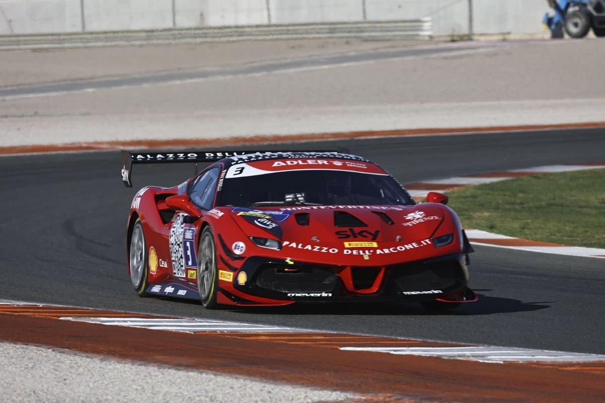 Max Mugelli Ferrari Challenge 2023 Valencia gara1 3