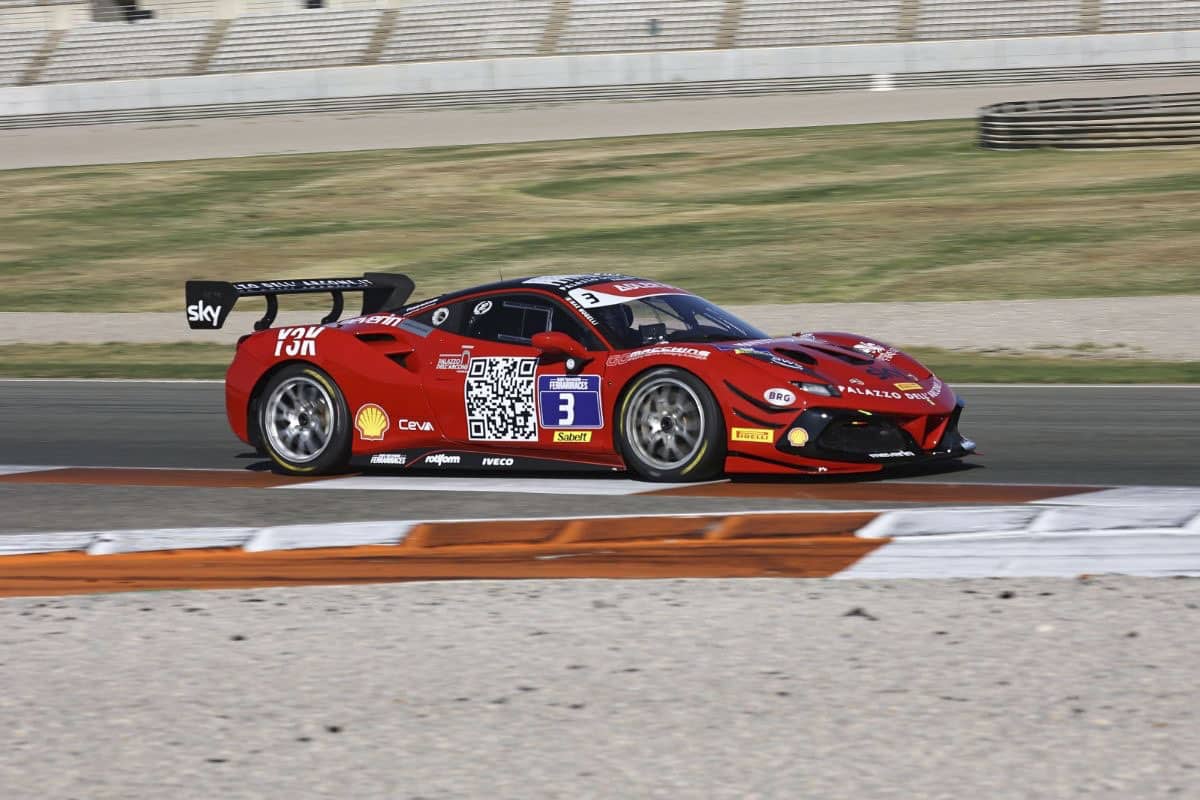 Max Mugelli Ferrari Challenge 2023 Valencia gara2