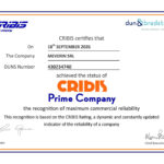 Attestato CRIBIS ENG MEVERIN 2026