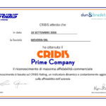 Attestato CRIBIS ITA MEVERIN 2026